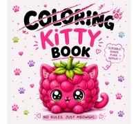 Coloring Kitty Book: Cute Fruit and Vegetable Cats
