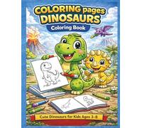 Coloring pages Dinosaurs: Coloring pages with dinosaur names and fun facts for little ones For children 3-8 years old
