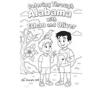 Coloring Through Alabama with Ethan and Oliver