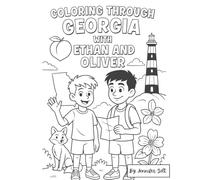 Coloring Through Georgia with Ethan and Oliver