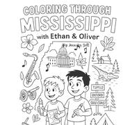 Coloring Through Mississippi with Ethan and Oliver