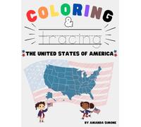 Coloring & Tracing The United States of America