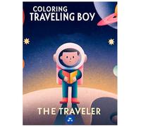 Coloring Traveling Boy: The Traveler