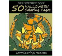 ColoringCraze Coloringcraze Adult Coloring Book (Tascabile) Halloween Collection