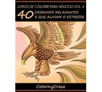 Coloringcraze Livros de colorir para adultos vol. 4 (Tascabile)