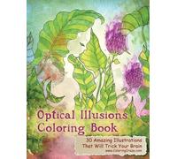 Coloringcraze Optical Illusions Coloring Book (Tascabile)