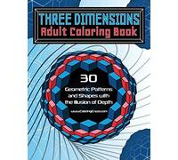 Coloringcraze Three Dimensions Adult Coloring Book (Tascabile)