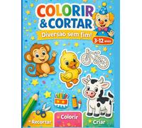 Colorir e Cortar: Diversão Sem Fim