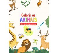 Colorir os animais: Livro de colorir para crianças