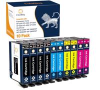 ColorKing Cartucce Compatibili con 604XL con Epson XP 2200 (10-Pack)