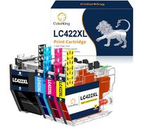 ColorKing LC422XL Compatibile con Brother LC422 Brother LC422XL LC-422VAL Cartucce per Brother MFC-J5340DW Brother MFC-J5740DW Brother MFC-J6940 MFC-J6540DW MFC J5340DW MFC J5740DW Confezione da 4