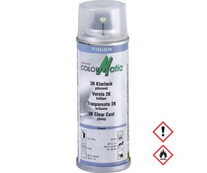 Colormatic 1K Vernice Trasparente Opaco UV Resistente Veloce Essiccazione 400ml
