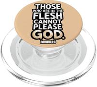 Coloro che sono nella carne non possono piacere a Dio Romani 8:8 PopSockets PopGrip per MagSafe