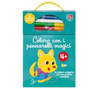 Coloro con i pennarelli magici 4+. Album azzurro. Con pennarelli
