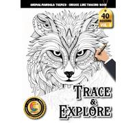 COLOROO Ink Tracing Book: Animal Mandala for Stress-Free Artistic Expression: Mindfulness Activity Book for Artistic Exploration | Find Peace, Focus, and Joy with Expressive Animal Mandalas
