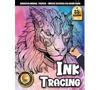 COLOROO Ink Tracing Book: Legendary Warrior Creatures for Calm and Artistic Confidence: Tracing art book for beginners and hobbyists | Easy-to-follow outlines with engaging fantasy-inspired visuals