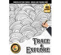 COLOROO Ink Tracing Book: Mindful Pattern for Mental Refreshment and Creative Escape: Trace the Line Coloring Book for Adults Who Love Mindful ... with Flowing Nature-Inspired Artwork