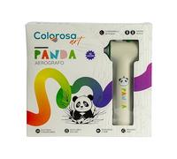 colorosa Aerografo Bambini Penna a Spruzzo - Set Ricaricabile USB - 12 Pennarelli Doppia Punta + 3 Stencil