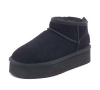 Colors of California HC.SHEARPLA2 Shel mammut per Donna in camoscio con zeppa