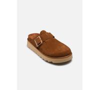 Colors of California - Platform sabot in leather Marrone - Zoccoli 38 Marrone