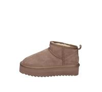 Platfrom winter boot in suede by Colors of California 41 Beige