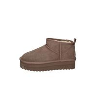 Colors Of California Platform Winter - Stivaletti In Suede Sabbia - Taglia 39 [9