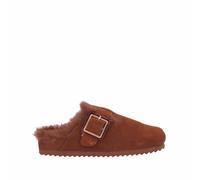 Colors of California - Suede furry bio closed toe Marrone - Pantofole 36 Marrone