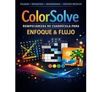 ColorSolve Español: Sopas de Letras, Nonogramas y Códigos Mosaico