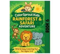 ColorSprout Kids: Rainforest & Safari Adventure