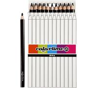 Colortime 12-Piece Coloured Pencils, Black