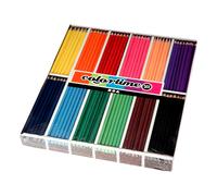 Colortime colouring pencils, lead: 3 mm, asstd colours, Basic, 288asstd