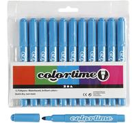 Colortime Filzschreiber, 5 Strichstärke, hellblau, 12 Stck.