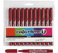 Colortime Marker, 5 mm line, claret, 12pcs