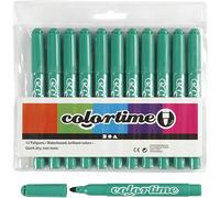Colortime Marker, 5 mm line, clear green, 12pcs