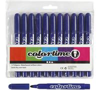Colortime Marker, 5 mm line, dark blue, 12pcs
