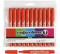 Colortime Marker, 5 mm line, dark orange, 12pcs