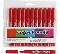 Colortime Marker, 5 mm line, red, 12pcs