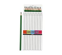 Colortime Matite colorate, 17 cm, miniera: 3 mm, verde, base, 12 pezzi
