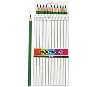 Colortime Pencil Crayons, Wood, Green, One Size