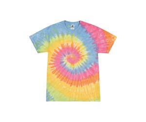 Colortone Bambini Tie-Dye Crew collo Tee TD02B- cotone colorato manica corta T-S