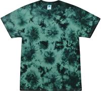 Colortone Crystal Wash Tie Dye Maglietta a maniche corte per uomo e donna, Cristallo di giada, L