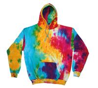 Colortone Rainbow Tie-Dye Unisex Hoodie TD31M-Long manica con cappuccio con capp