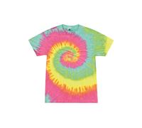 Colortone Unisex Tie-Dye T-Shirt TD02M - Maniche corte Tee Cotton Top Colorful