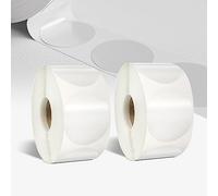 colortouch Adesivi trasparenti per imballaggio, 2000 pezzi e 3 cm di diametro, trasparenti sigilli etichette cerchio chiusura per buste scatole