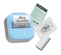 COLORWING T02 Sticker Printer, con mini stampante termica per iPhone, Bluetooth Pocket Sticker Machine for Photo and Notes, compatibile con app phomemeo, blu