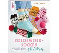 Colorwork-Socken stricken: Neue Muster mit der Jacquardtechnik