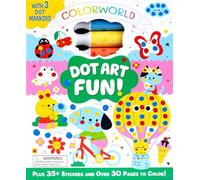 ColorWorld: Dot Art Fun!: Plus 35+ Stickers and over 30 Pages to Color!