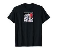 Colossal Chew Kaiju Beaver Pizza Mostro Giappone Art Maglietta
