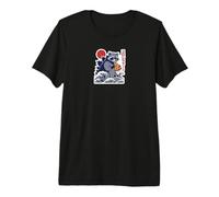 Colossal Chew - Mostro Pizza Raccoon Kaiju Maglietta Premium