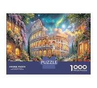 Colosseo notte Cartone Extra Spesso 1000 Pezzi Classico Puzzle A Pezzi Colosseo con Enigma Di Allenamento Alla Concentrazione Per Leisure Indoor, Un Regalo Per L'inaugurazione Di Casa